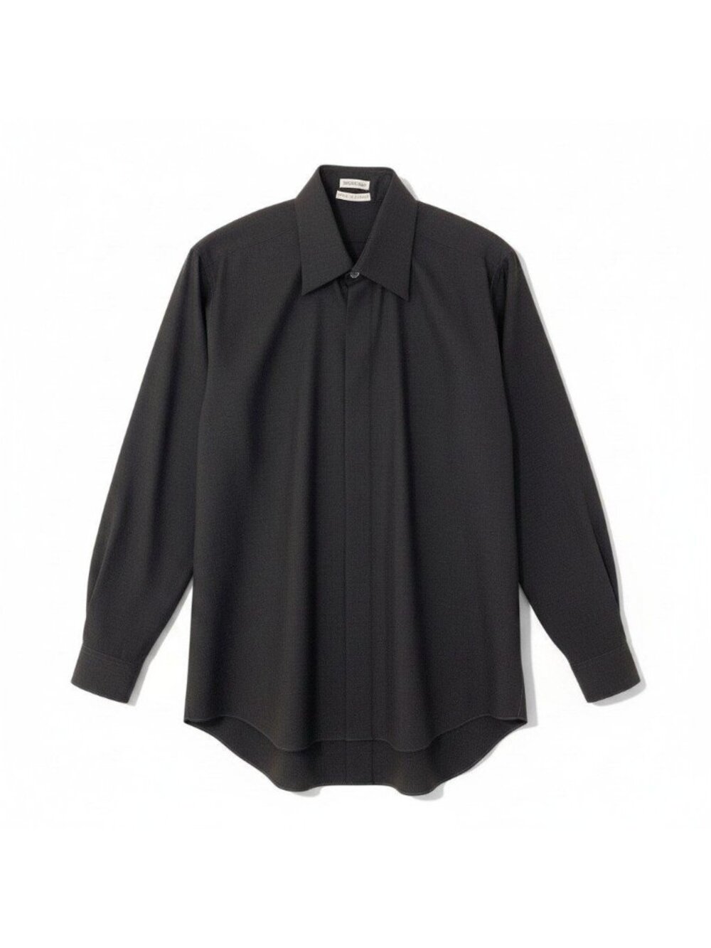 Hermes Dead Martin Margiela Era Wool Gabber Tailored Gabardine Shirt Equivalen M